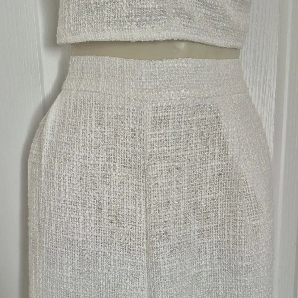 Showpo White Textured Two-Piece Set - Picture 5 of 16